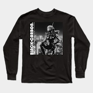 Black Carbon Cyberpunk Assassin 004 Long Sleeve T-Shirt